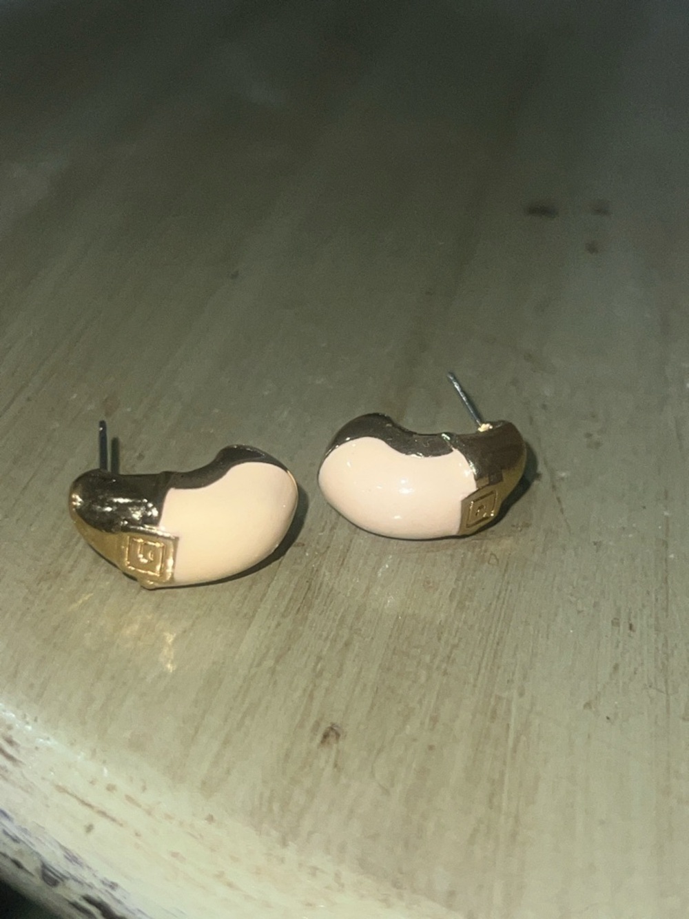 Givenchy enamel and gold small hoop earrings